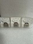 Lot Of 3 Lambda Dc-amperes & Volt Meters BIN2. Fixed Price $50.00.