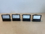 Lot Of 4 Vintage Modutec Analog Panel Meter - Ac,dc Kilovolts, Amperes. Fixed Price $47.99.