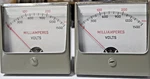 2 X Motorola Milliamperes 0-300MA / Volts 0-1500V Dc Meter Guage. Fixed Price $44.95.