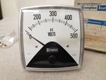 Crompton Meter CRPM16130 0-500V 500VAC New Nib. Fixed Price $50.00.
