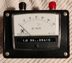 Vintage Calectro D1-921 Precision Meter 0-120 Dc Volts Tested. Fixed Price $18.00.