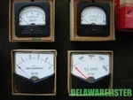 Lot Of 4 Triplet Panel 327-T 320-M Dc Ammeter Steam Punk. Fixed Price $46.80.