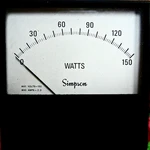 Vintage Simpson Meter 0-150 Watts #911800113 Made Usa, New Box Old Stock. Fixed Price $87.00.