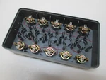 10 Triplett Ua 0-50 Dc Microamperes Taut Band Analog Panel Meter Movements Nos. Fixed Price $24.99.