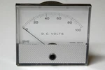 Triplett 320-G Panel Meter 0-100 Dc Volts 3-3/8" X 3" 2-3/4" Round Usa. Fixed Price $15.00.