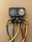 Navac N4A4H 4-VALVE Manifold Gauge, Class 1.0 Accuracy. Fixed Price $219.00.