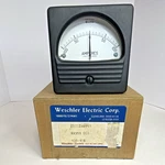 Vintage Weschler Electric 291B230A11 RX351 Panel Meter 100-0-100 Dc Amps Nob. Fixed Price $129.95.