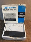 Vintage Midland Wide-view Panel Meter 0-500 D.c. Milliamperes 23-325 Nos. Fixed Price $40.00.