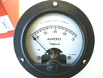 Simpson 02200 Electric Analog Panel Meter 0-75 Vac Round Series Model 155. Fixed Price $35.00.