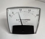 General Electric Ac Kiloamperes Panel Meter Untested.. Fixed Price $13.50.