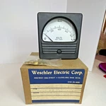Vintage Weschler Electric 409C532A26 RX351 Panel Meter 800 Dc Volts - Nob. Fixed Price $99.95.