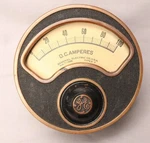Big 1/2" Vintage General Electric Type R-6 Ampere Meter, Steampunk. Fixed Price $55.00.