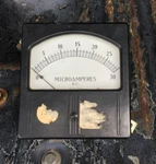 Vintage Weston Dc Microamperes Meter Model 4691. Fixed Price $15.00.