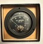 Nos 3-1/2 Simpson Analog 0-80 Amp Panel Meter Model 25R New Old Stock. Fixed Price $24.95.