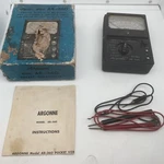 Vtg Argonne Model AR-360 Multitester Gauge Untested With Box Instructions. Fixed Price $17.09.