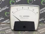 Used General Electric 50-171111NDND1 Amperes Panel Meter 0-15VDC. Fixed Price $50.00.