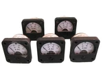 Lot (5) Versatile Measuring Instruments Model 163W Ammeter Clean F13. Fixed Price $50.00.