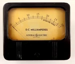 Vintage General Electric 8DO58AAZ203 Type DO-58, 0-30, D-c Milliamperes, Ammeter. Fixed Price $24.98.