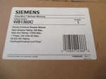 Siemens WB1350C Service Entrance Breaker Module 350A 120/240V 1PH -MB377-NEW-B. Fixed Price $4000.00.