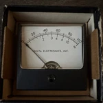 Delta Electronics Panel Meter D.c. Microamps Analog Gauge 1227T. Fixed Price $50.00.