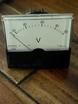 Mitsubishi YS-208NAV 50V Voltmeter. Fixed Price $100.00.