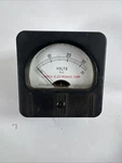 Vintage Lambda Weston 0-35V Dc Voltmeter Panel Model 201 EBP-35-008. Fixed Price $19.99.