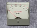 Motorola Vintage Dc Microamperes Panel Gauge 0-50 Volts Simpson. Fixed Price $19.99.