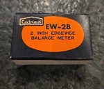 Nos Calrad Inch Edgewise Balance Meter EW-2 New Box. Fixed Price $9.95.