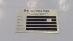 Genuine Itt Aerospace Nameplate EDS-400-003-01 New Oem. Fixed Price $21.70.
