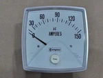 Surplus New Crompton Instruments 016-02AA-LSPZ Panel Meter , 0-150. Fixed Price $22.08.