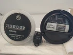 Lot Of 3 Hour Time Counter Panel Meters. Fixed Price $10.00.