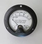 Vintage U.s. Navy Db Meter Weston Model 506 CV-22427, 600 Ohms, Panel Mount. Fixed Price $21.00.