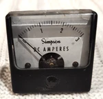 Vintage Simpson Dv Amperes QC3077123. Fixed Price $16.78.