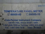 Cole-parmer 89500-00 Temperature Panel Meter. Fixed Price $222.02.