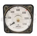 General Electric 6476K51065 Dc Ammeter 0-1200 Amps. Fixed Price $35.00.