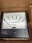 Simpson Analog Dc Microamperes 0-10, 0-20, 0-50 Ua Panel Meter. Fixed Price $69.90.