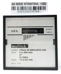 Multitek M600-WM4 3 Phase Wire Unbalanced Load Kw.h Meter. Fixed Price $150.10.
