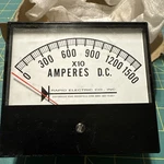 Hoyt 0-1500 Dc Amperes Meter Gauge 632 D91651908. Fixed Price $25.99.