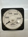 Used General Electric A-c Ammeter 8AB18A7AL1. Fixed Price $21.59.