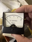 1257 Simpson 0-15 Ac Amperes Panel Meter Cat #02599 **new Old Stock!**. Fixed Price $12.49.