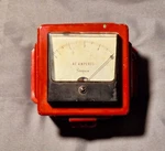Simpson Ac Amperes Panel Gauge Meter 0-5 Amps With Hoffman Enclosure Box, Usa. Fixed Price $29.99.