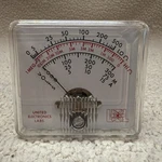 Vintage United Electronics Labs Uel Analog Panel Meter 0-500 / 0-20 Megohms. Fixed Price $35.99.