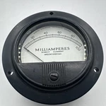 Vintage Marion Elec Milliamperes Panel Meter Model MR35W100DCMA Steampunk. Fixed Price $31.50.