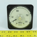 Crompton 08AA Lsrl 0-200 Amperes Panel Mount Meter Gauge Type 077. Fixed Price $84.40.