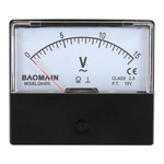 Baomain Voltmeter DH-670 0-15V Rectangular Class 2.5 Analog Panel Black. Fixed Price $17.24.