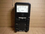 Vintage Simpson 370 Milliamperes Meter Tester. Fixed Price $22.00.