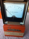 Simpson 0-10 Ac Milliamps Meter. Fixed Price $14.00.