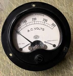 Vtg Roller Smith Bethlehem 300 Ac Volt Meter Gauge Industrial Electronics. Fixed Price $29.95.
