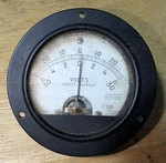 Vintage Hickok Measures Volts Meter Model 46R Panel Gauge Tested W/ 9 Batte. Fixed Price $25.45.