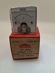 Calrad Dc Volt Panel Meter Clear Plastic Face CMO-38-1---- J1. Fixed Price $20.00.